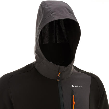 Куртка для горных походов из софтшелла ветрозащитная мужская MT900 WIND 
