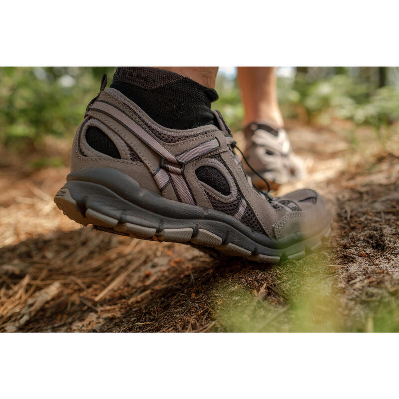 NATURE HIKING SHOES - NH150 FRESH - GREY - MEN