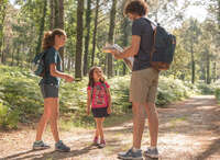 Strumpa fjällvandring CROSSOCKS MID 2-pack Junior turkos Strumpa CROSSOCKS MID 2-pack QUECHUA - Sportskor