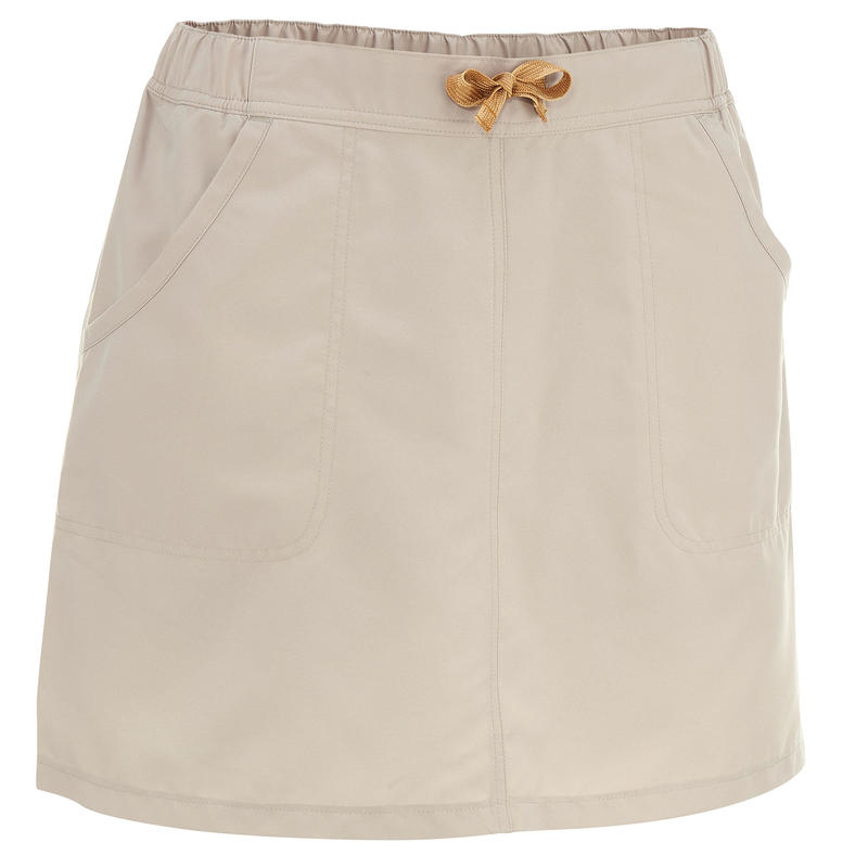 Women's NH100 Country Walking Skort - Beige - Decathlon