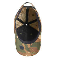 Durable hunting cap 500 - Woodland Camo Green and Brown