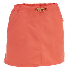 Jupe short randonnée nature femme Arpenaz 50 orange
