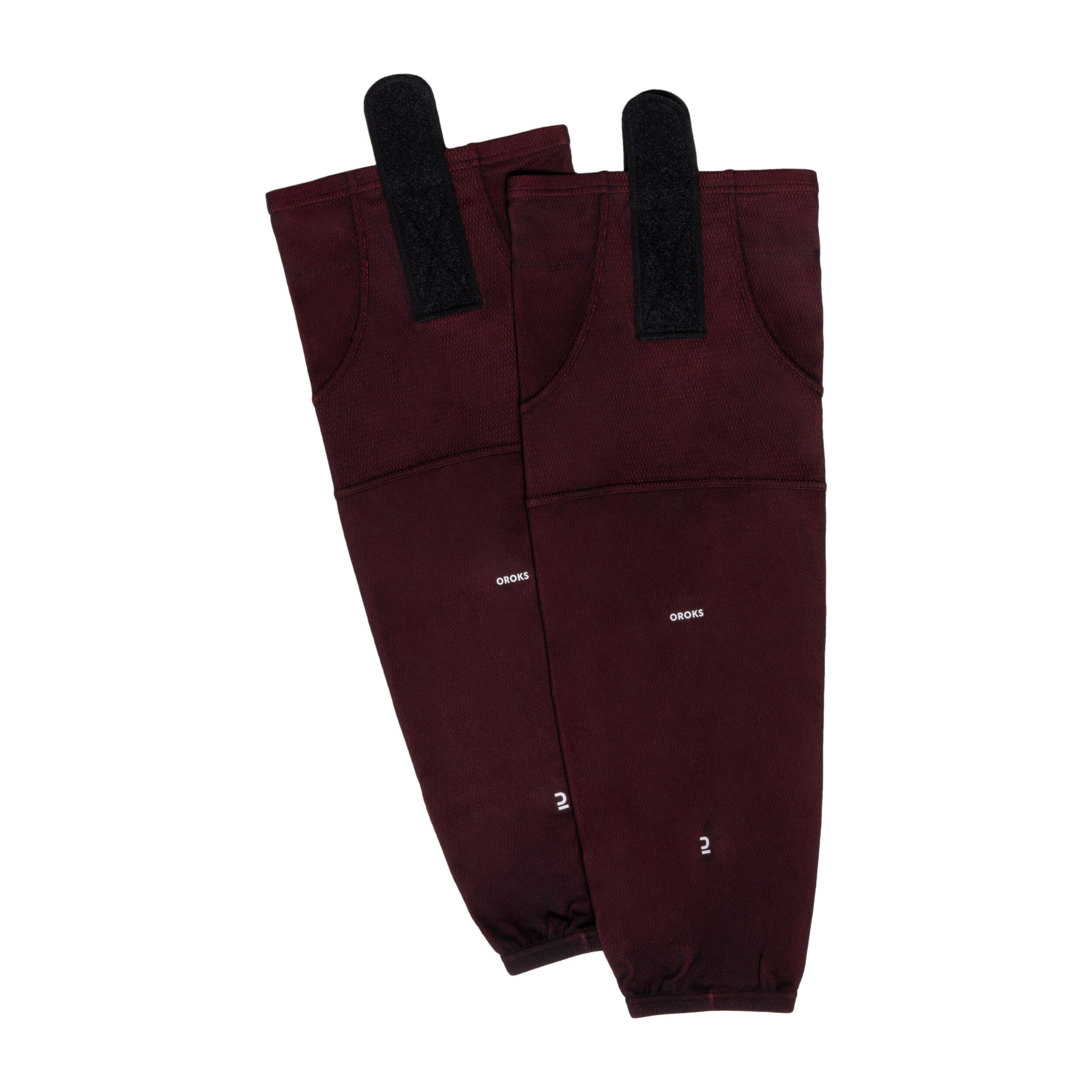 Adult Reversible Ice Hockey Bottoms 500 INT Size M - Black/Red 2/3