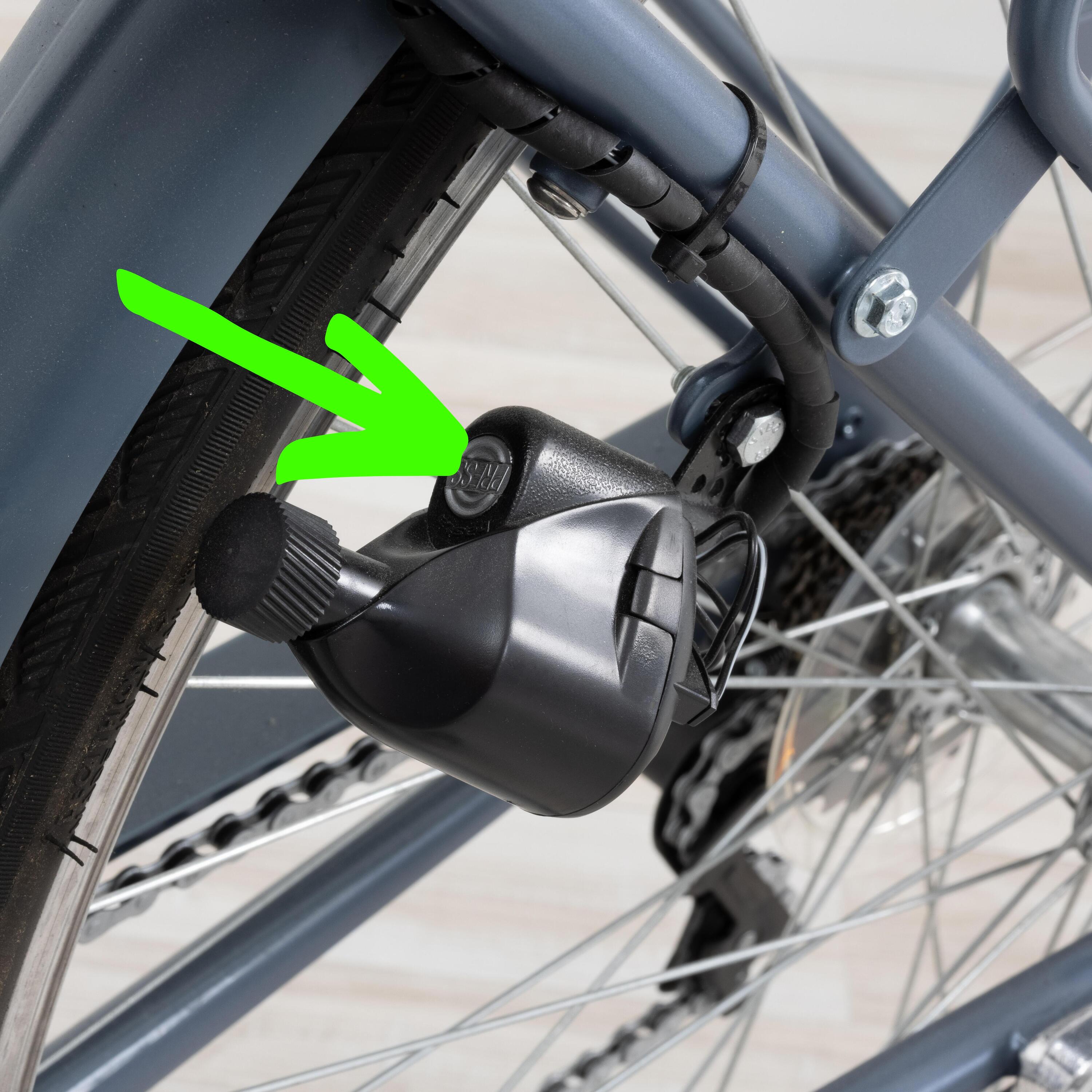 Bicicleta urbana clásica cuadro bajo 28 pulgadas 
 Elops 120 azul 19/20