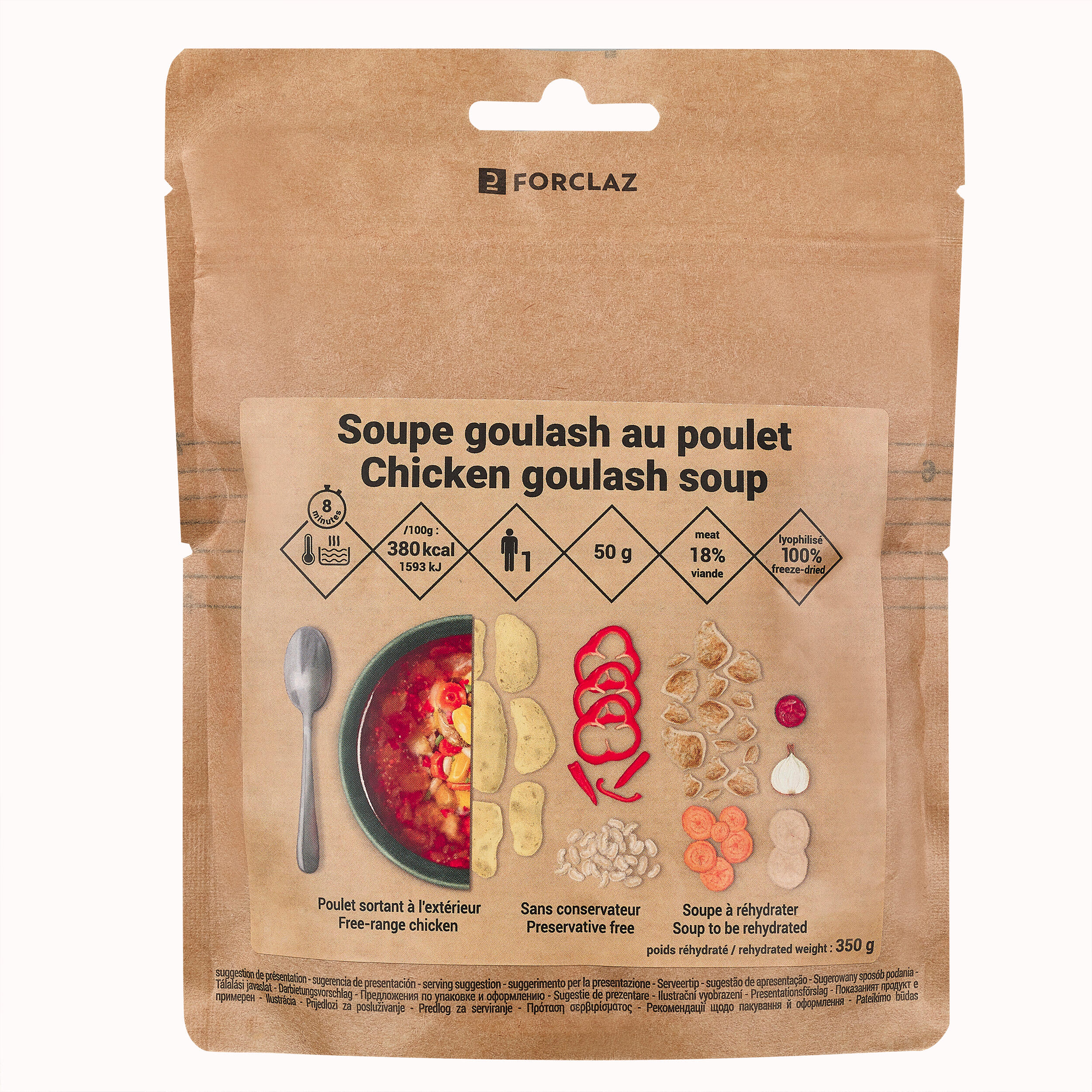 Freeze-dried soup - Chicken goulash - 50 g