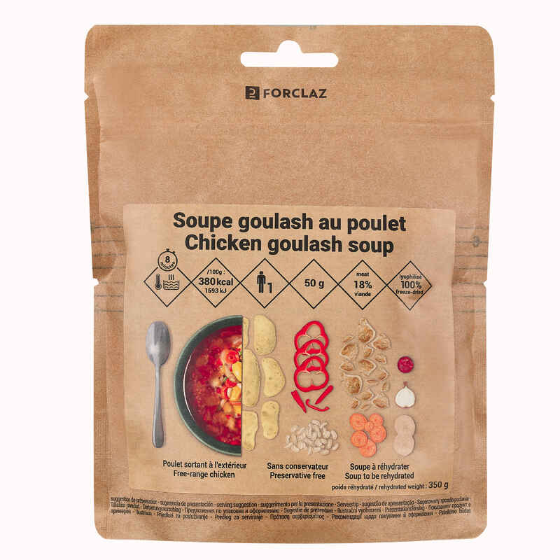 Trekkingnahrung Gulaschsuppe Huhn 50 g Trekkingnahrung Gulaschsuppe Huhn 50 g