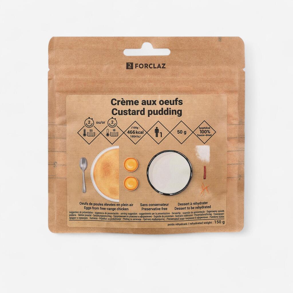 Freeze-dried dessert - custard - 50 g