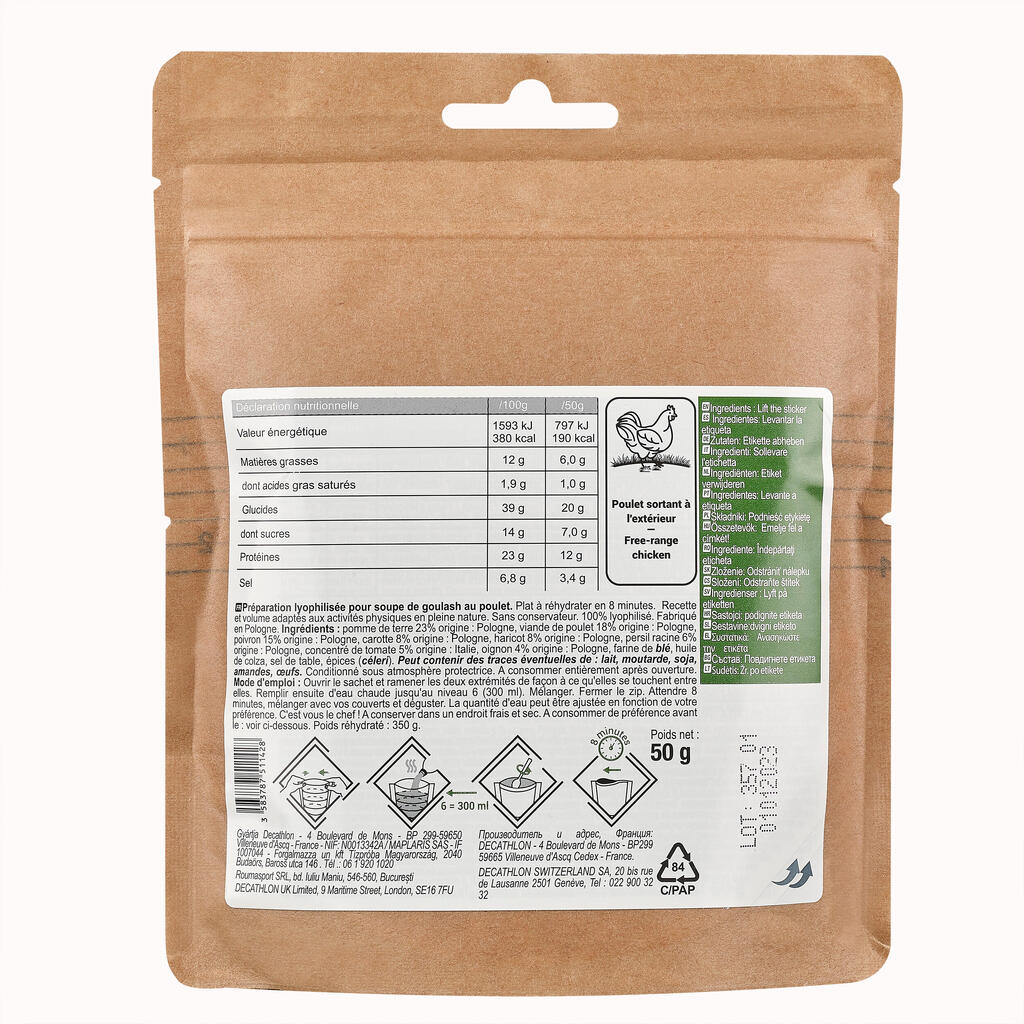 Freeze-dried Soup - Chicken Goulash - 50 g