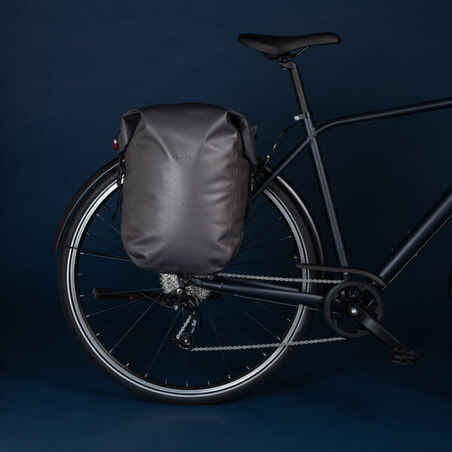 27L Waterproof Bike Bag 900 - Grey