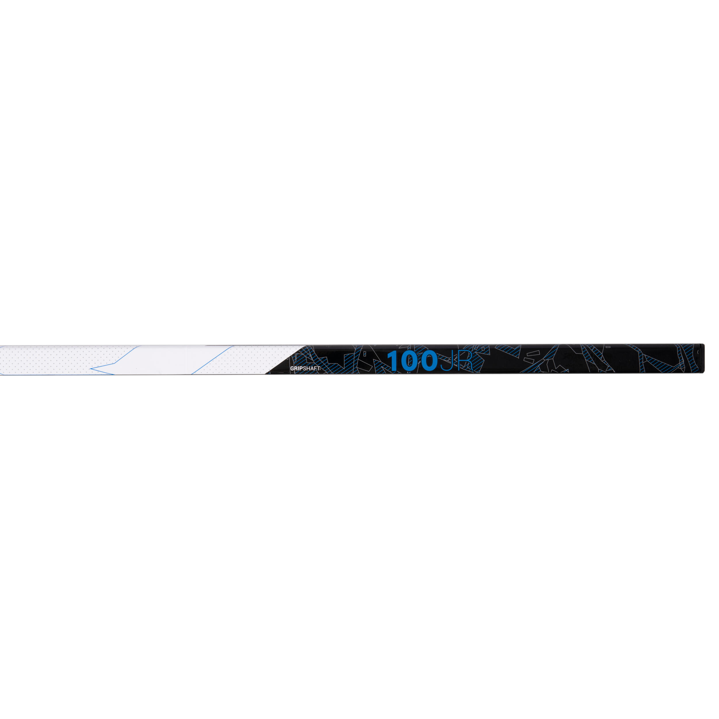 Kids' LeftHanded Hockey Stick IH 100 black, Snow white, Fluo flame orange Oroks Decathlon