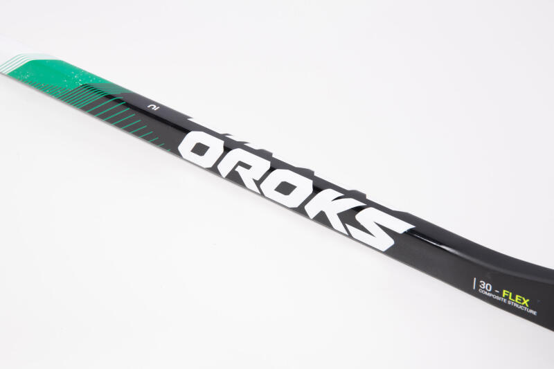 Kij hokejowy dla dzieci Oroks IH 100 prawy OROKS Decathlon