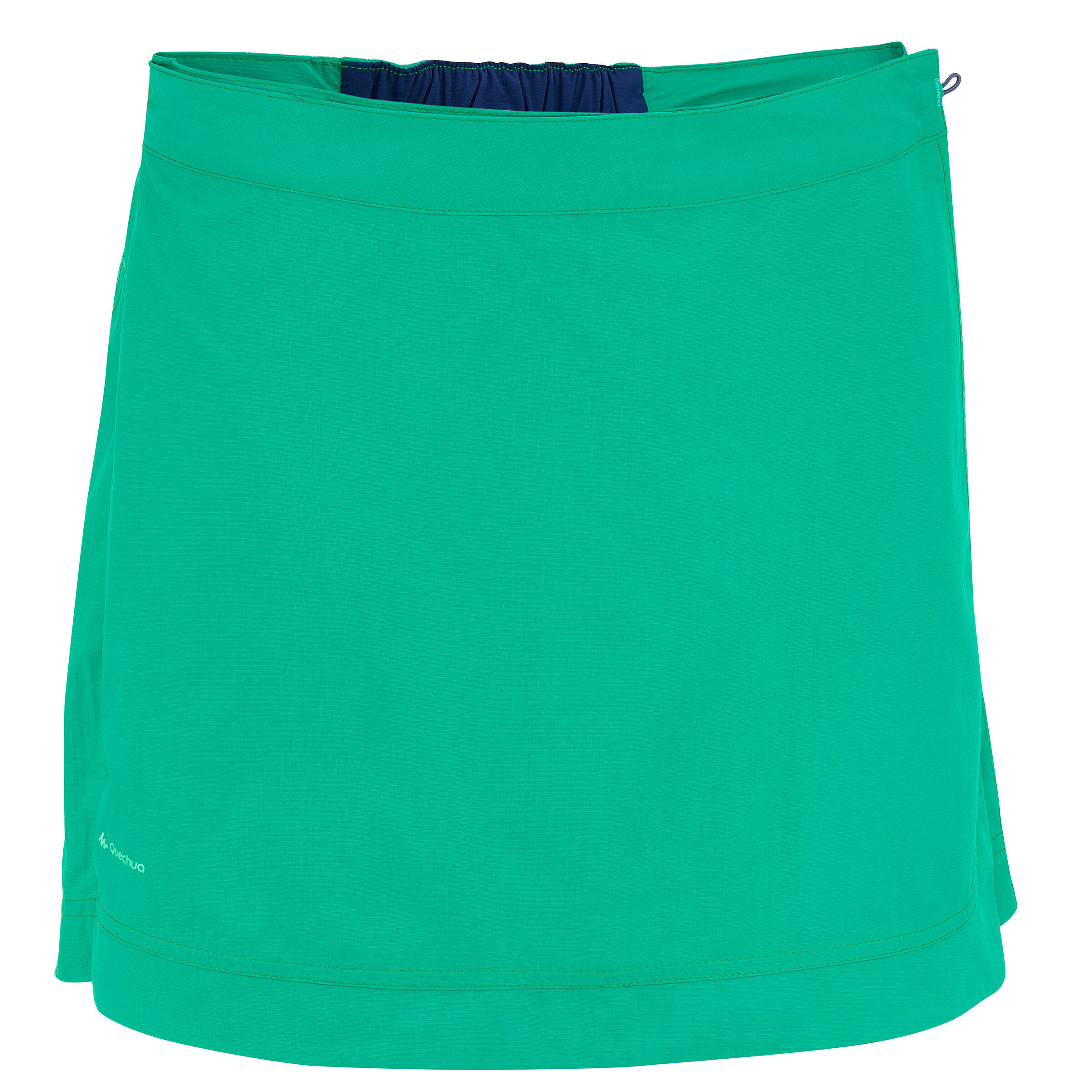 QUECHUA Forclaz 100 women's walking skort - green