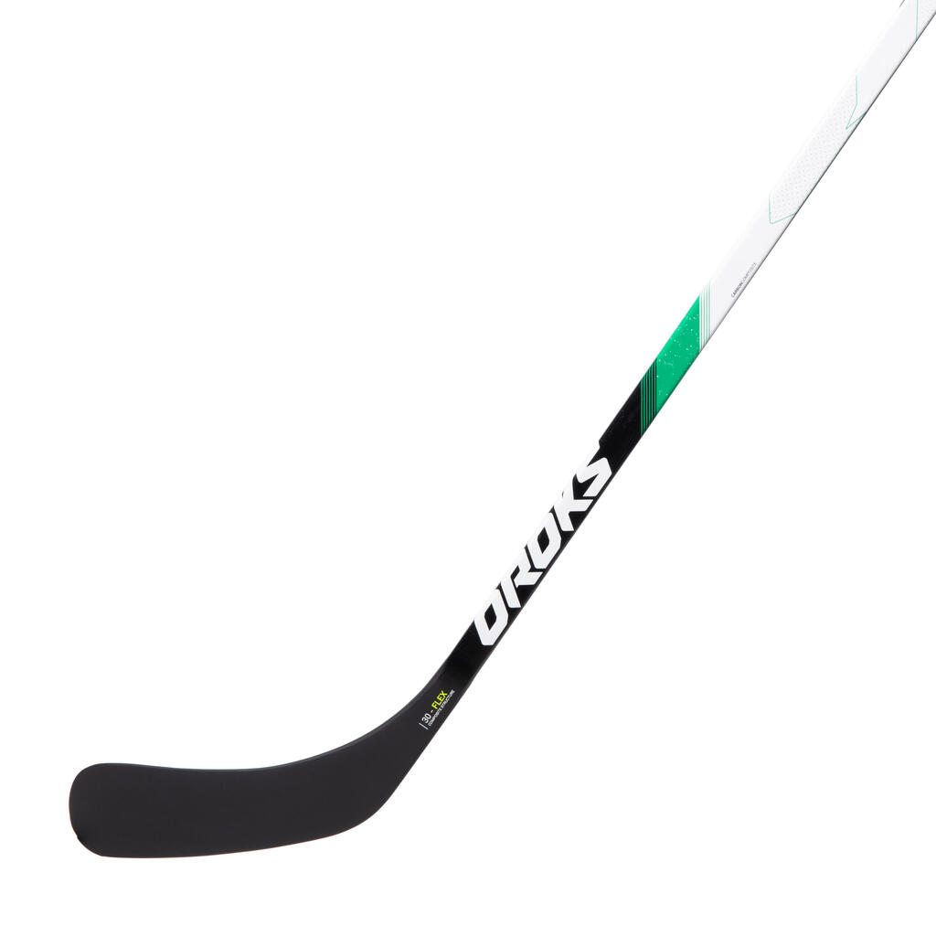 Kids' Left-Handed Hockey Stick IH 100