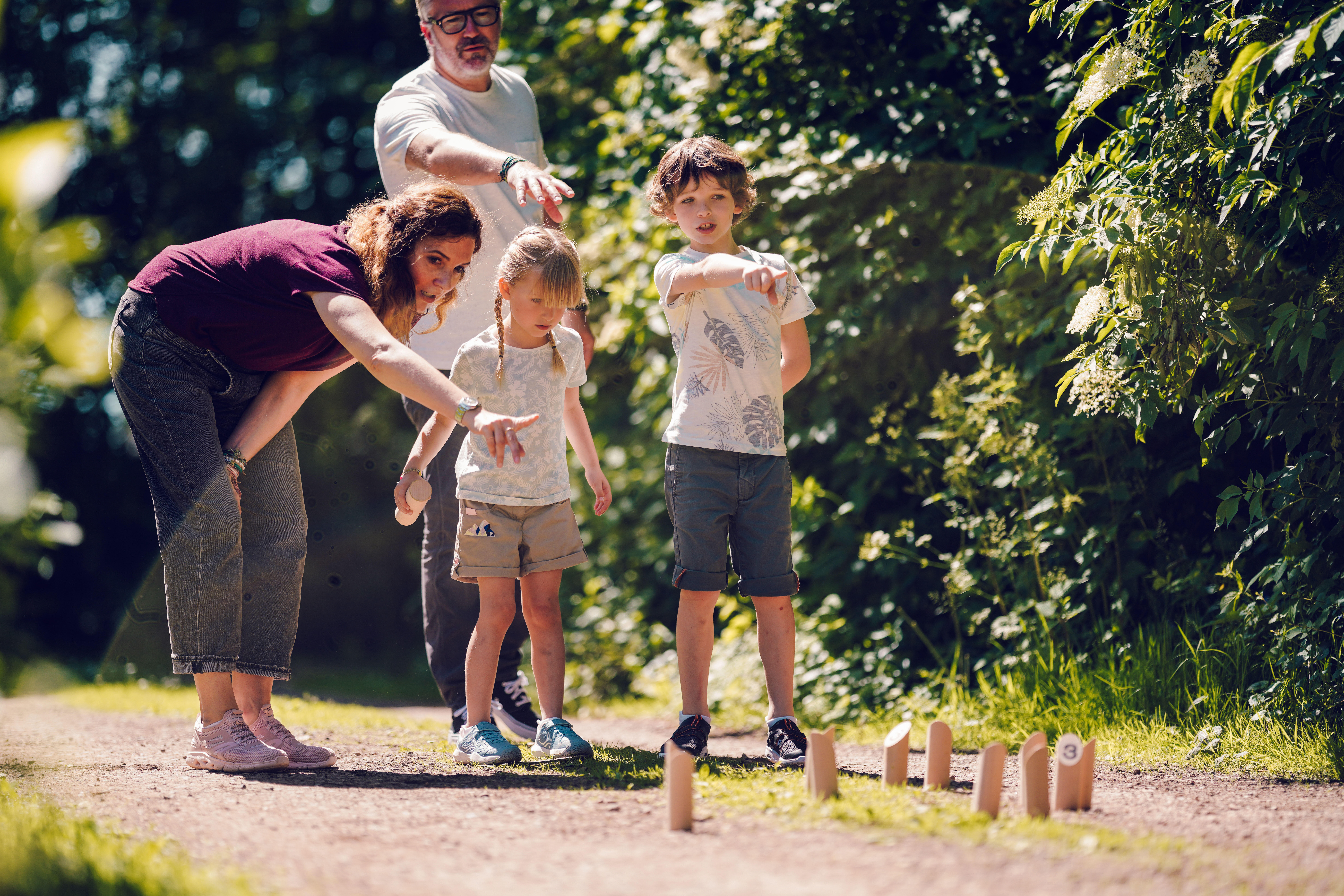 Jeu de quilles finlandaises compactes - DECATHLON
