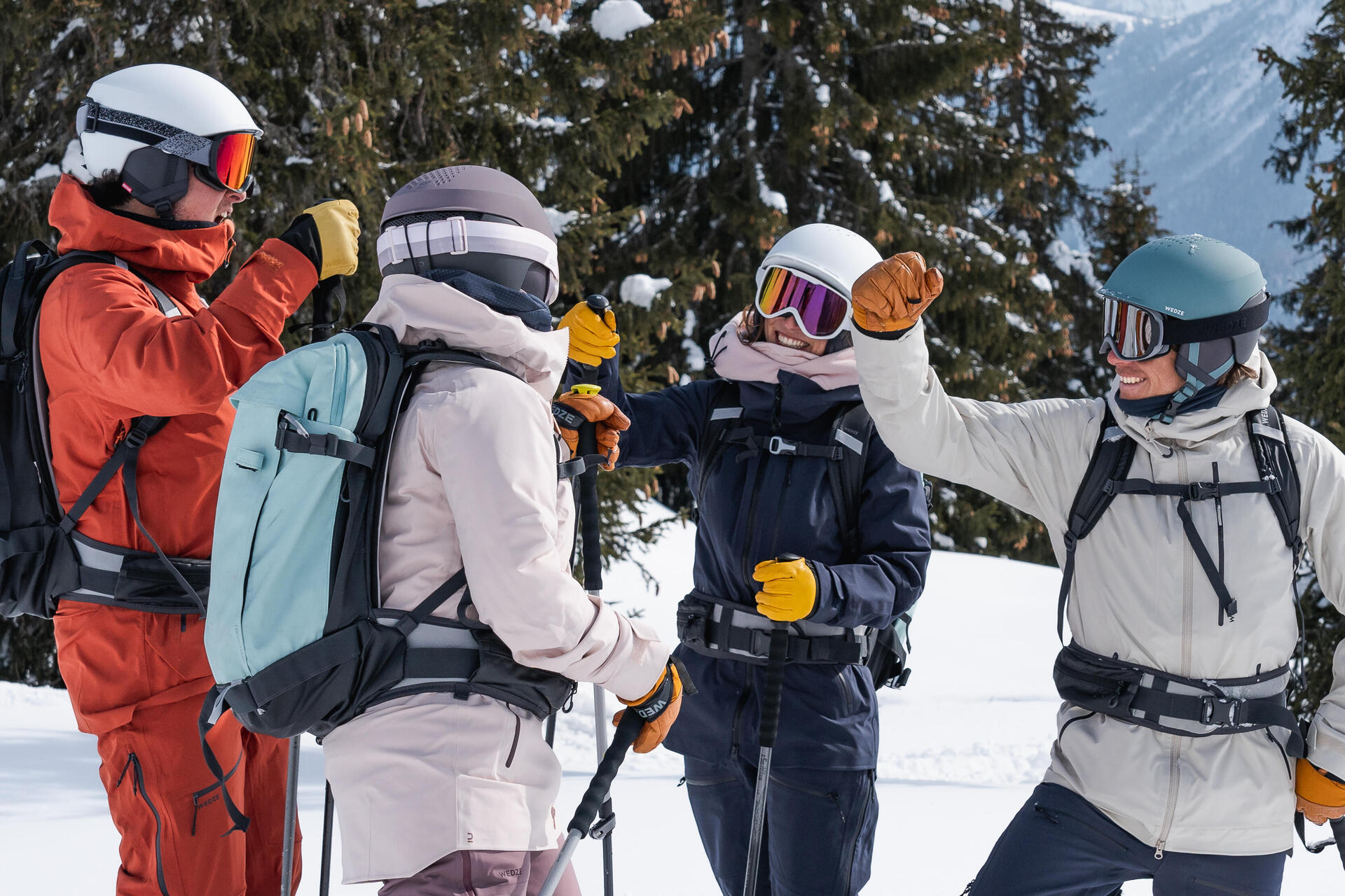 passende Skibekleidung