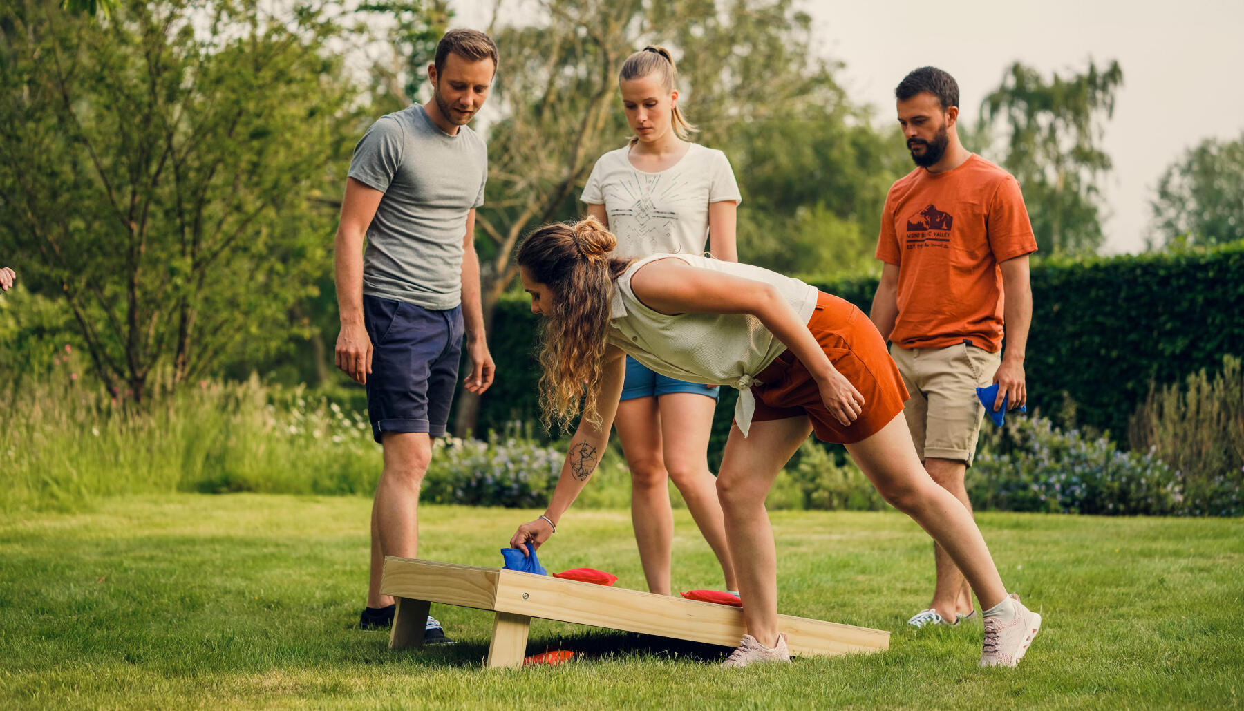 Jeu de sac de sable en deux parties