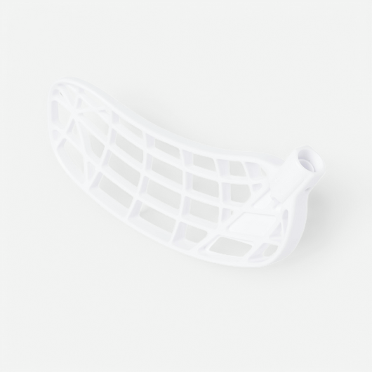 Palette de floorball droite blanche