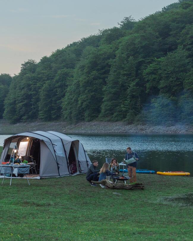 6 Man Inflatable Tent - AirSeconds 6.3 Polycotton