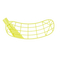 Palette de floorball droite jaune acide fluo