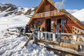 Peaux de phoque en ski de randonnée