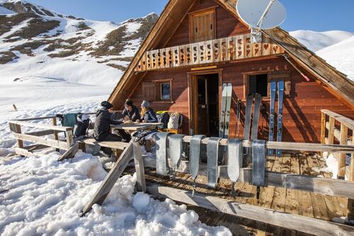 Peaux de phoque en ski de randonnée