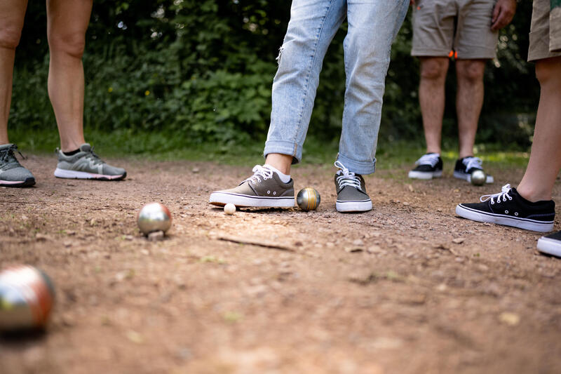 GEKLEURDE PETANQUEBALLEN VOOR RECREATIEF GEBRUIK SET VAN 8