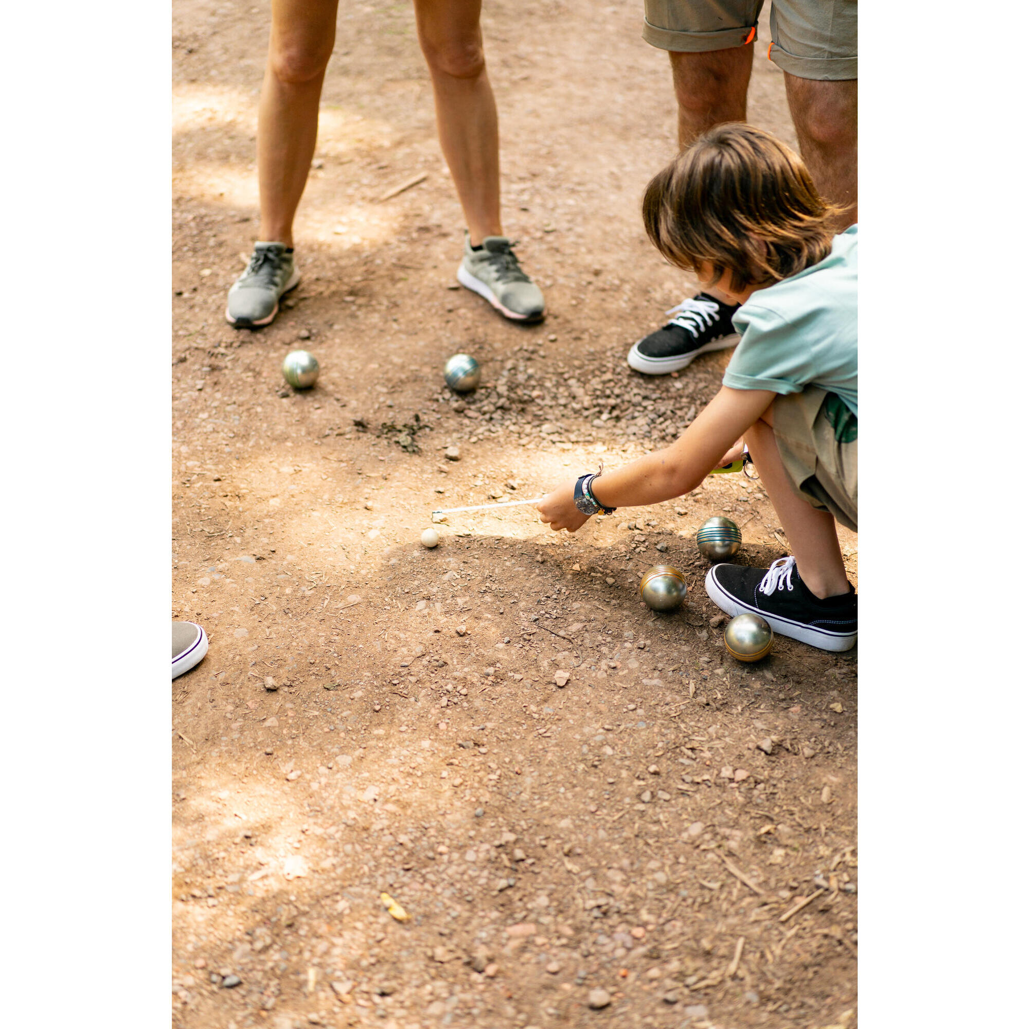 SET OF 8 PETANQUE BOULES, LEISURE COLOR