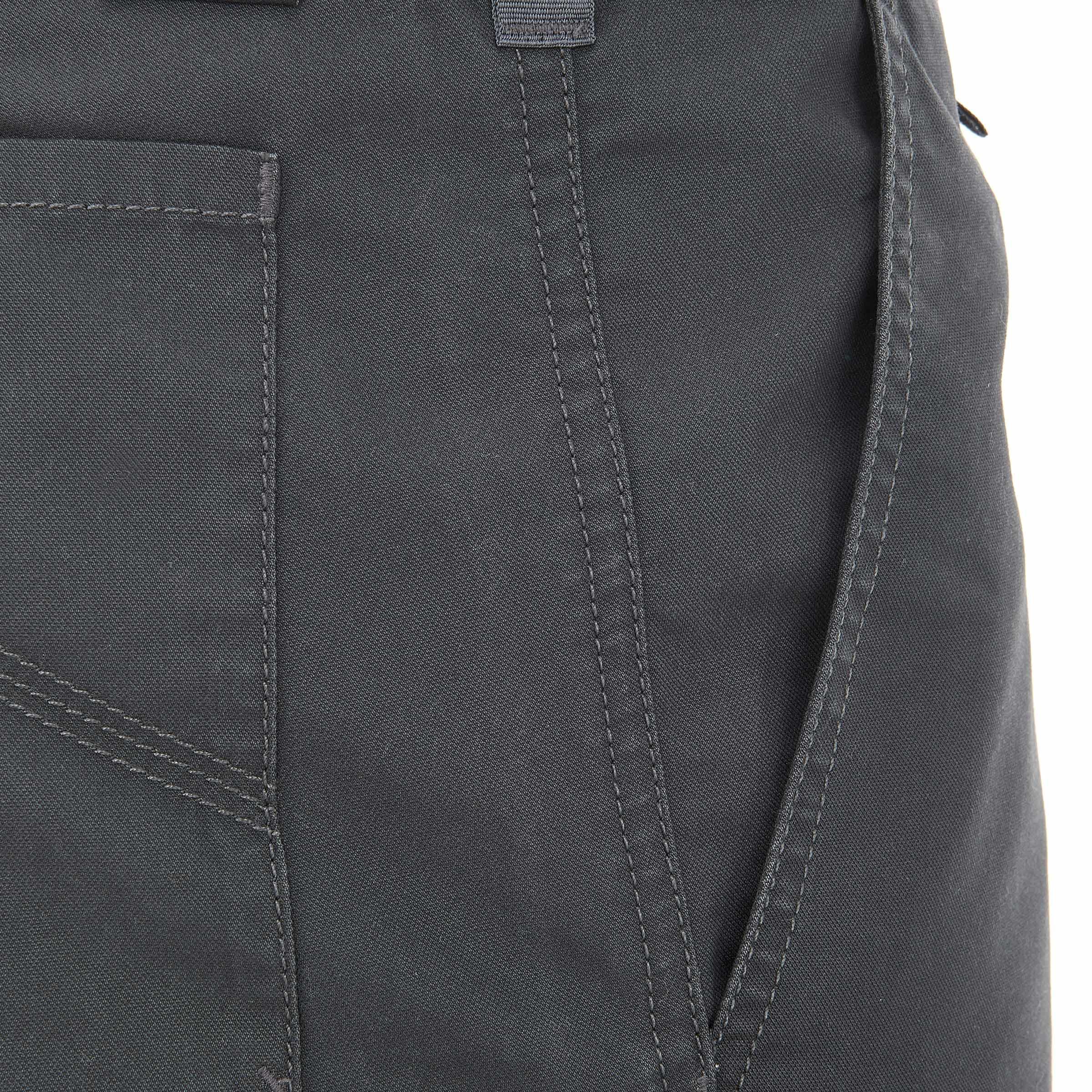 NH500 Men's Hiking Trousers - Dark Grey 6/9