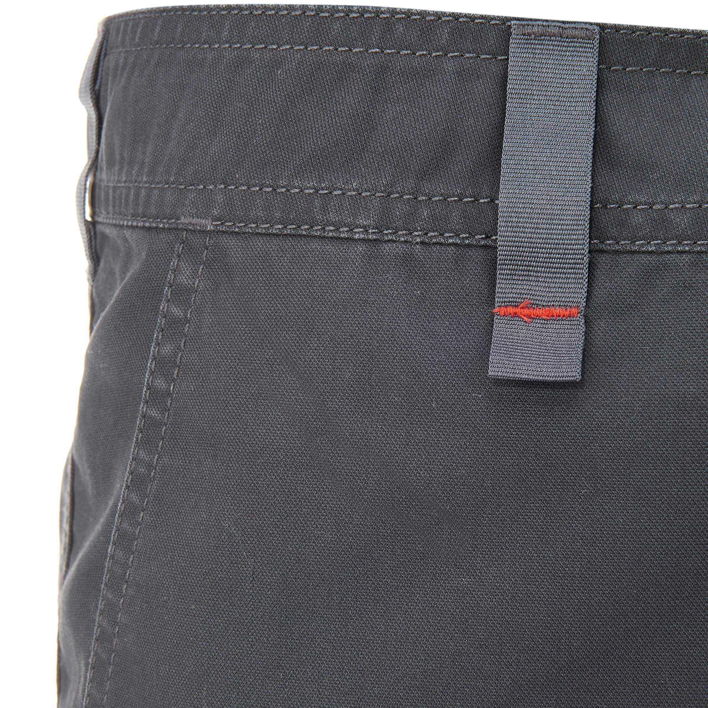 NH500 Men's Hiking Trousers - Dark Grey 8/9