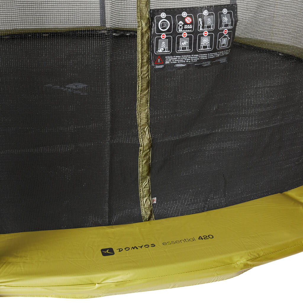 TRAMPOLINE ROND 420 AVEC FILET DE PROTECTION