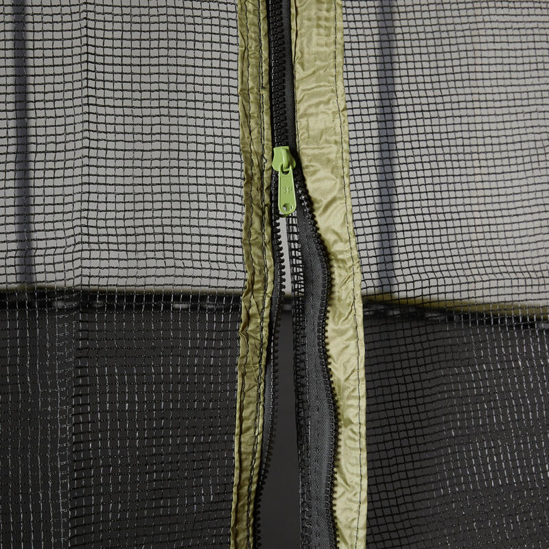 Trampolino elastico 420 cm con rete di protezione