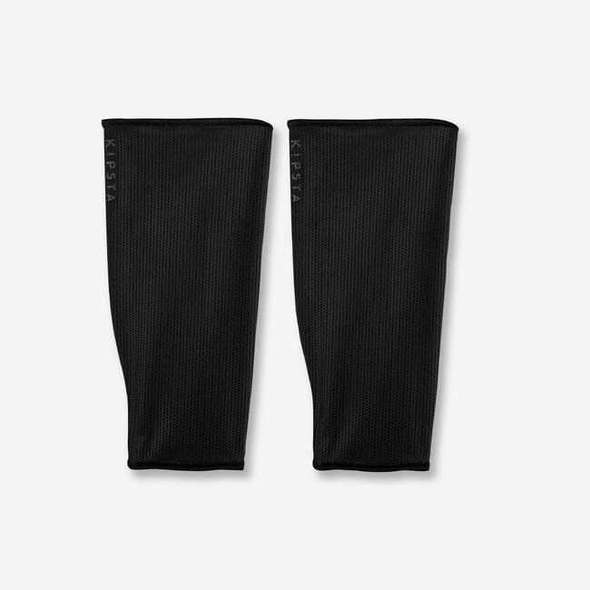 Adult Football Shin Guard Sleeve Viralto - Black