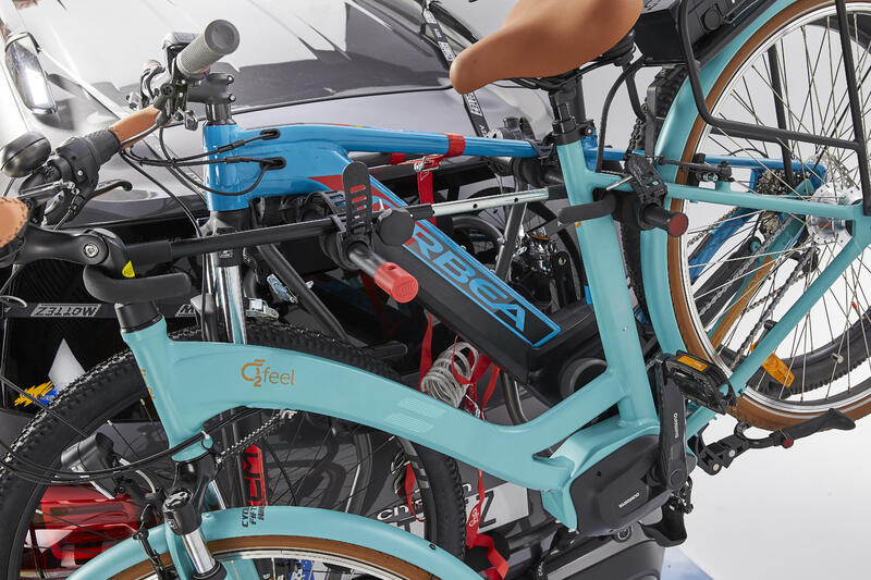 Porte vélos de coffre Shiva 2 ELEC pour 2 vélos électriques