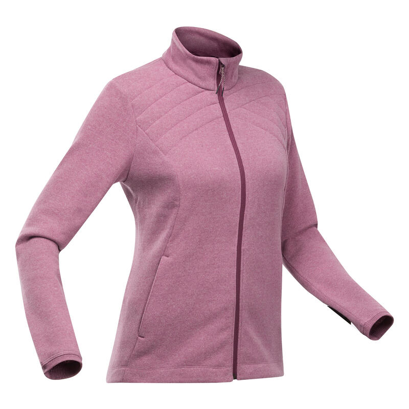 Női pulóver túrázáshoz NH150, rózsaszín 