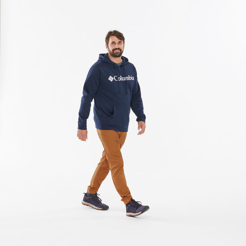 Sweatshirt Naturwandern Wells Way Columbia mit Kapuze Herren marineblau