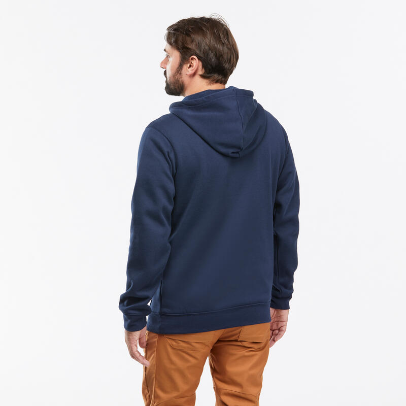 Sweatshirt Naturwandern Wells Way Columbia mit Kapuze Herren marineblau