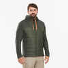 Sweatjacke Herren Hybridjacke mit Kapuze Wandern - NH100