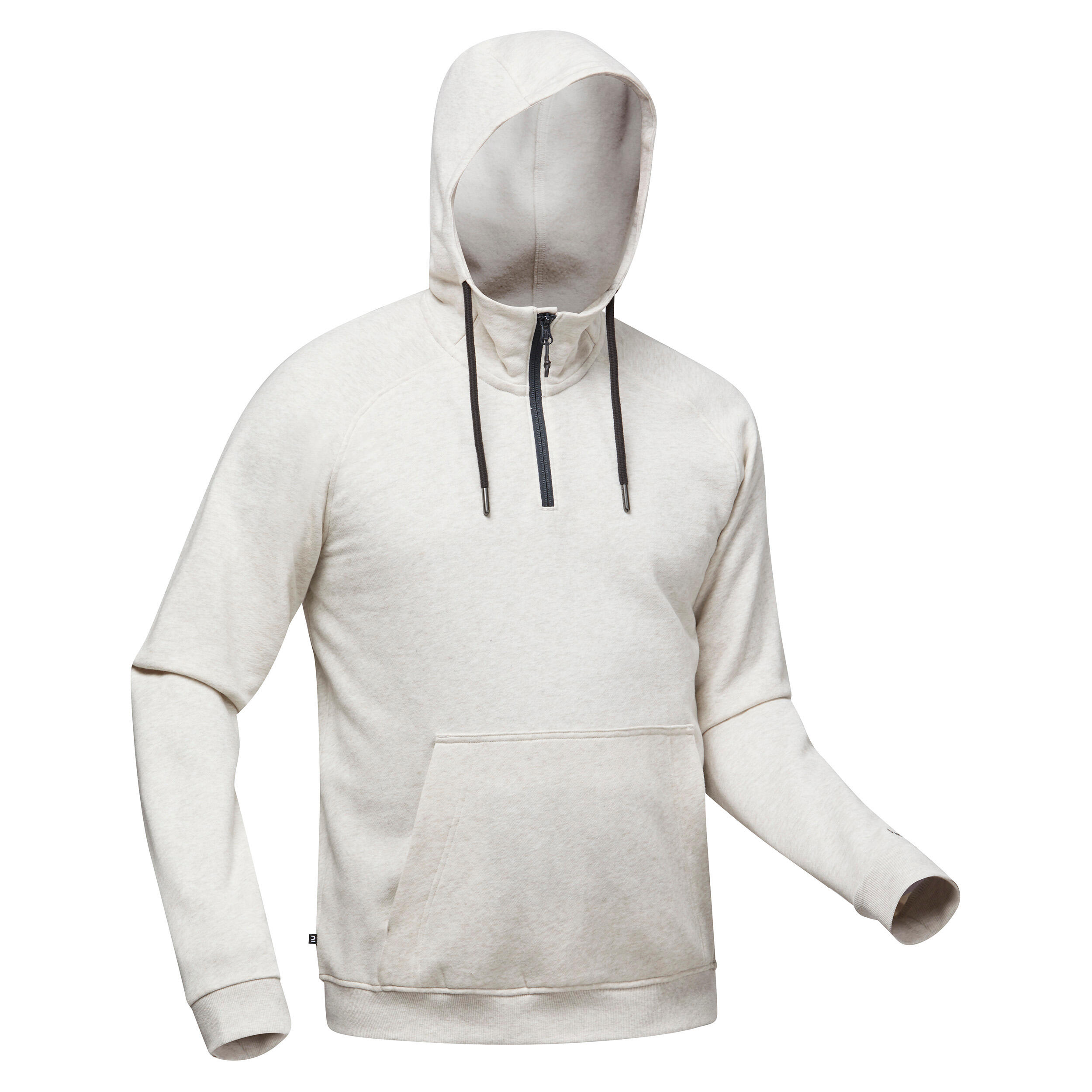 QUECHUA Men’s Hiking Hooded Sweatshirt - NH150 1/2 Zip