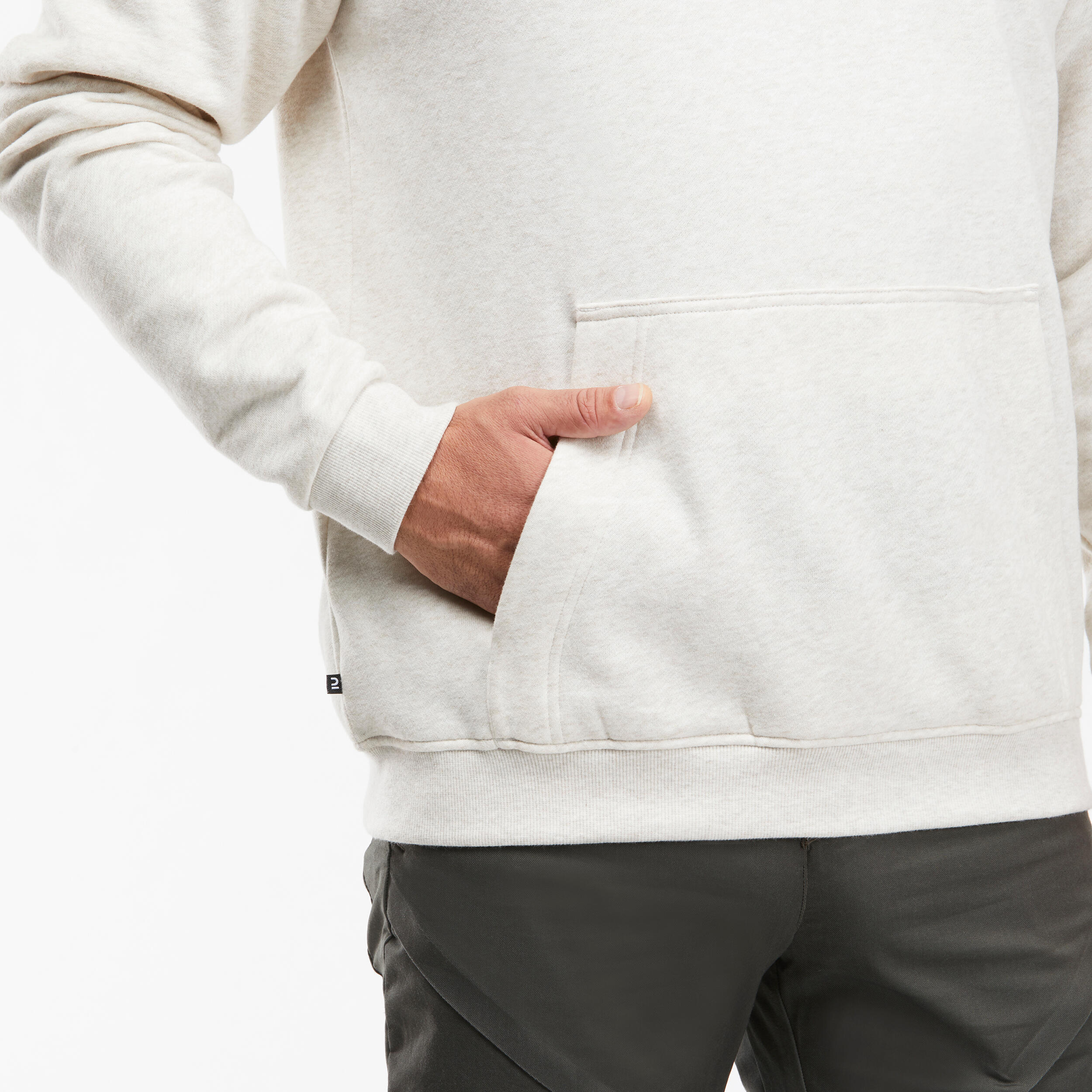 Men’s Hiking Hooded Sweatshirt - NH150 1/2 Zip 5/8