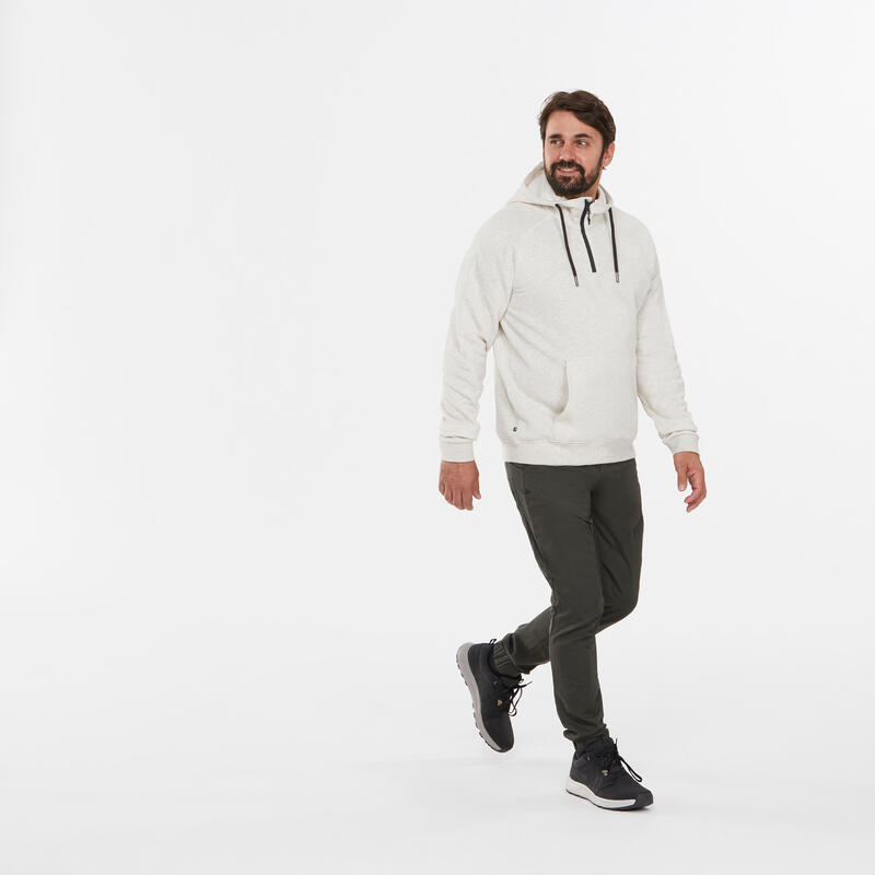 Sweat à capuche de randonnée - NH150 1/2 zip homme