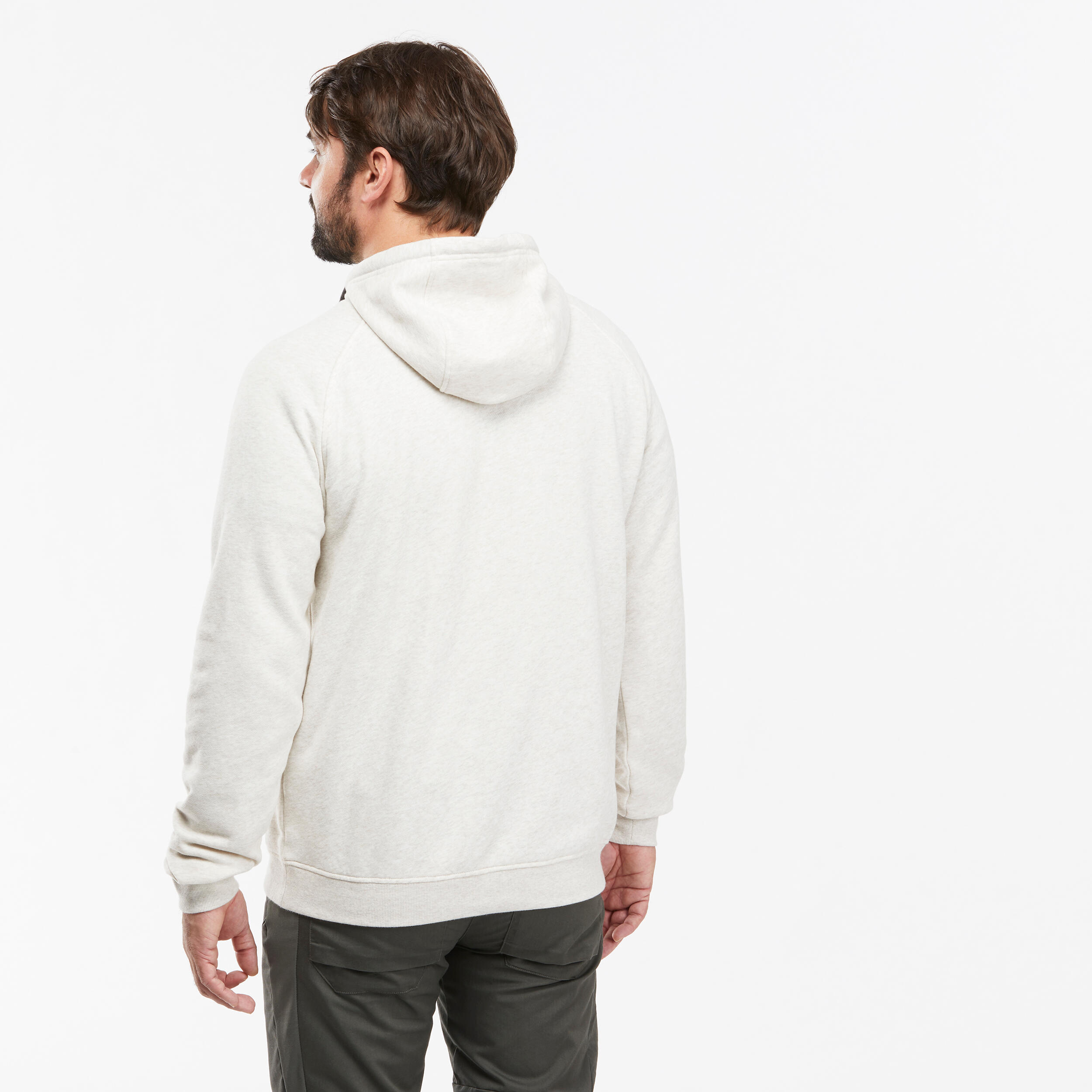 Men’s Hiking Hooded Sweatshirt - NH150 1/2 Zip 4/8
