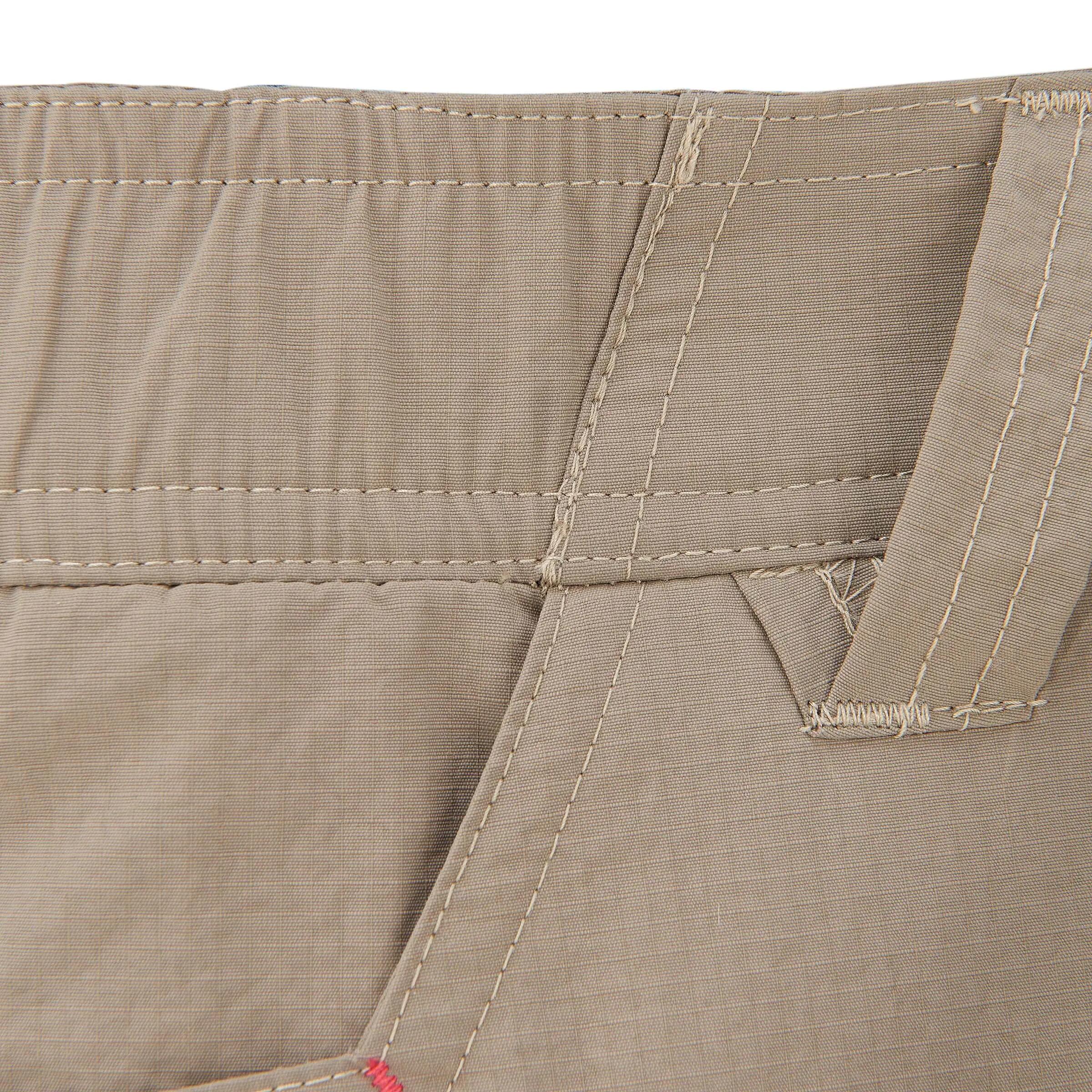 Forclaz 100 Men's Adjustable Trekking Trousers - Beige 9/21