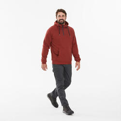 Sudadera Hombre Montaña y Senderismo Quechua NH150 Con Capucha Granate  QUECHUA | Decathlon
