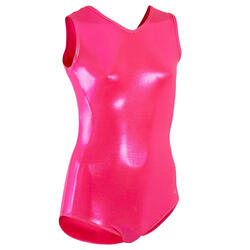 Maillot sin mangas rosa de Gimnasia Artística Femenina