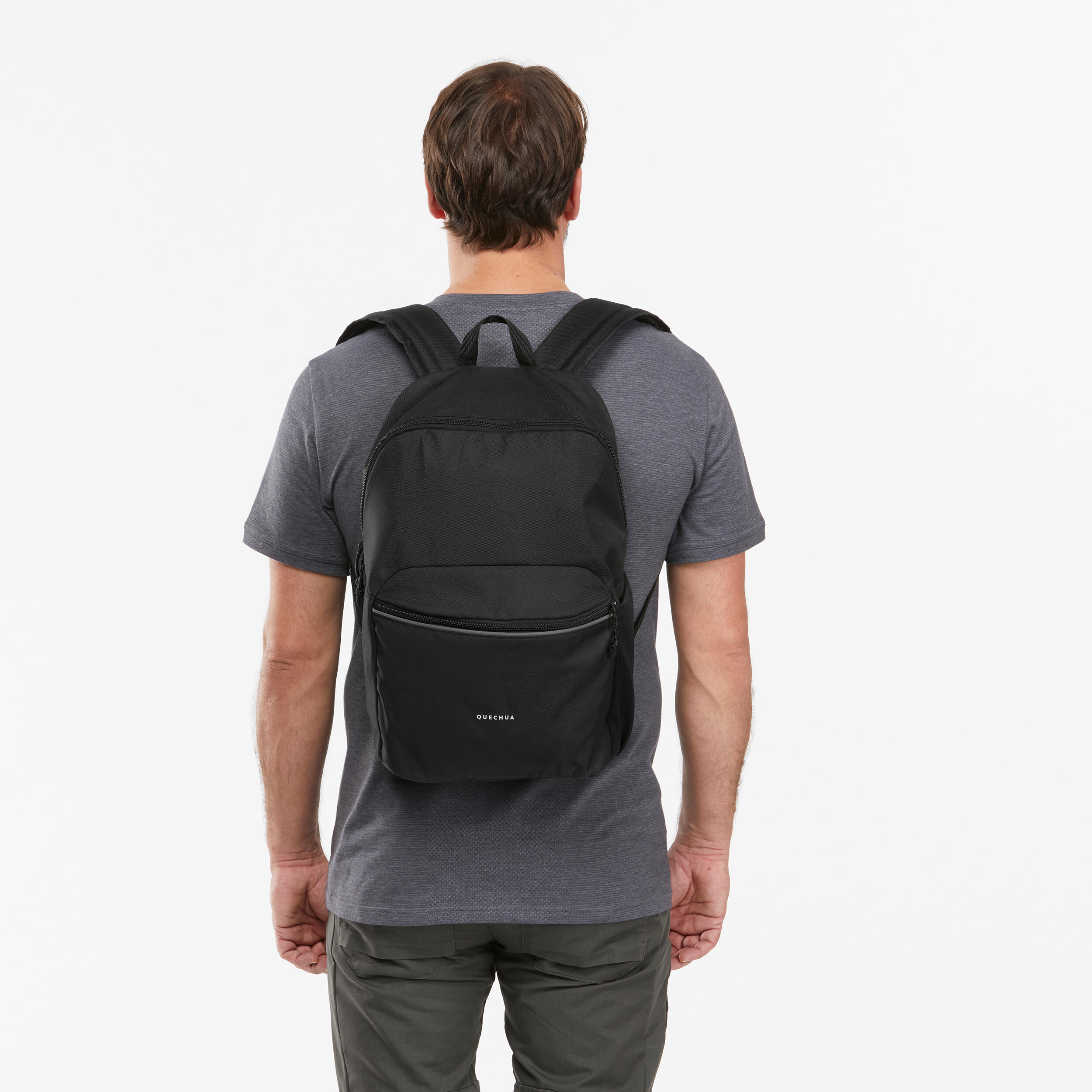 QUEACHUA Quechua Small 10 L Backpack Hiking Bag 10L NH100 (Black) 10 L  Backpack Black - Price in India | Flipkart.com