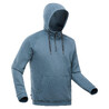 Men’s Hiking Hooded Sweatshirt - NH150 1/2 Zip Blue