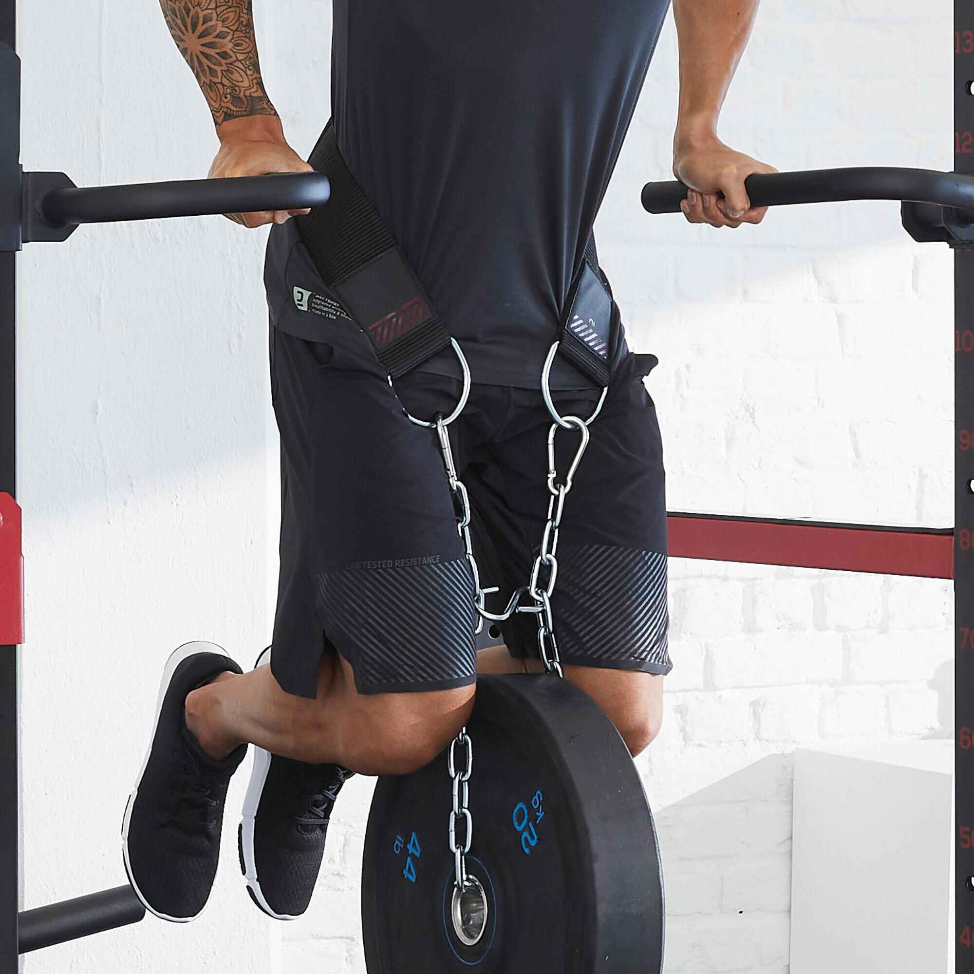 Ceinture D’entraînement Lestée - 118 Pouces, Nylon Renforcé, Pour Traîneau, Pneus, Renforcement Musculaire