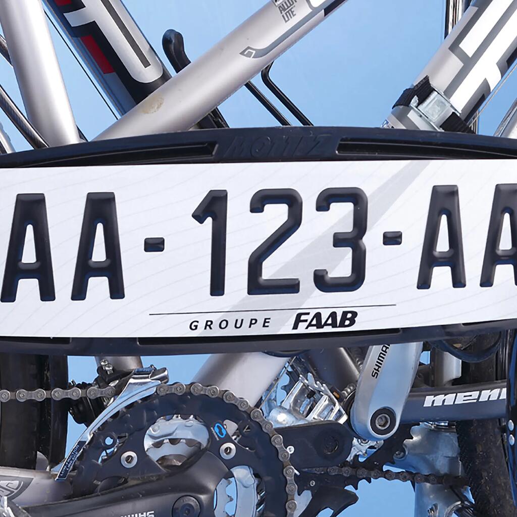 Bike Rack Number Plate Board