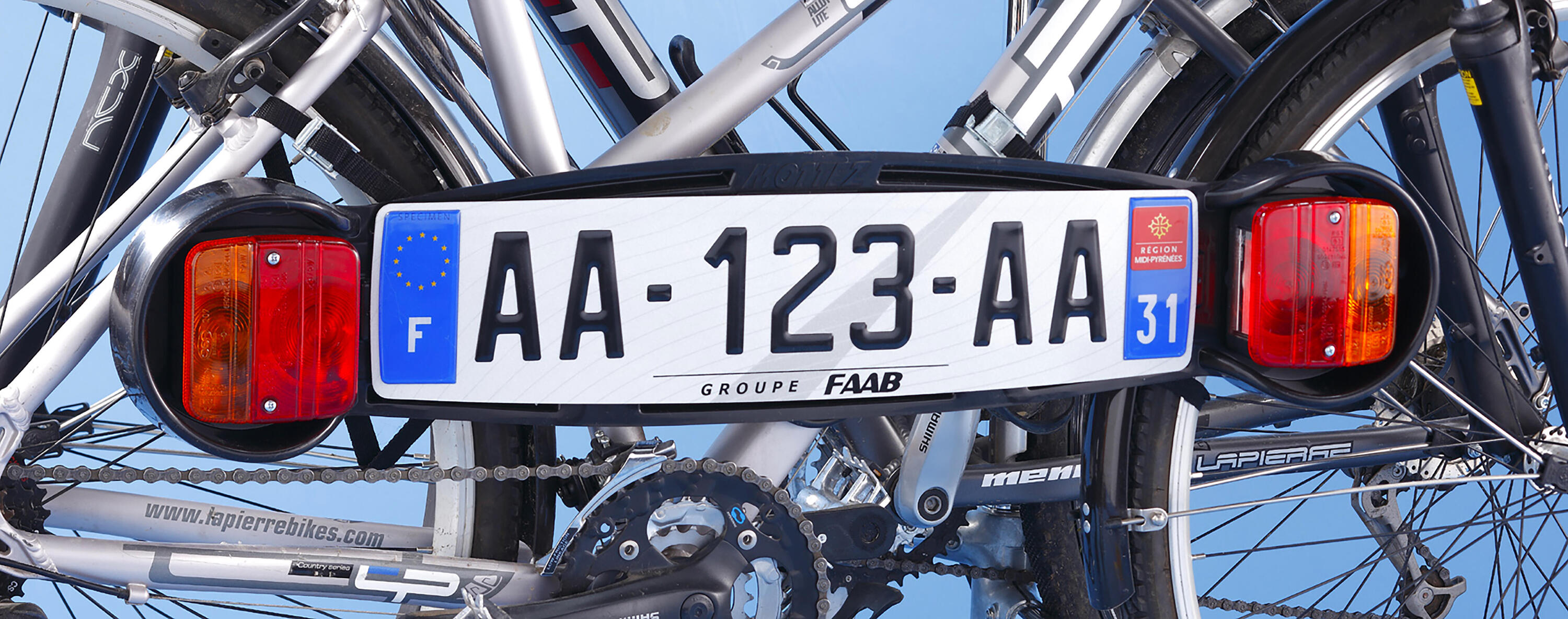 Plaque de signalisation pour porte vélo 2/2