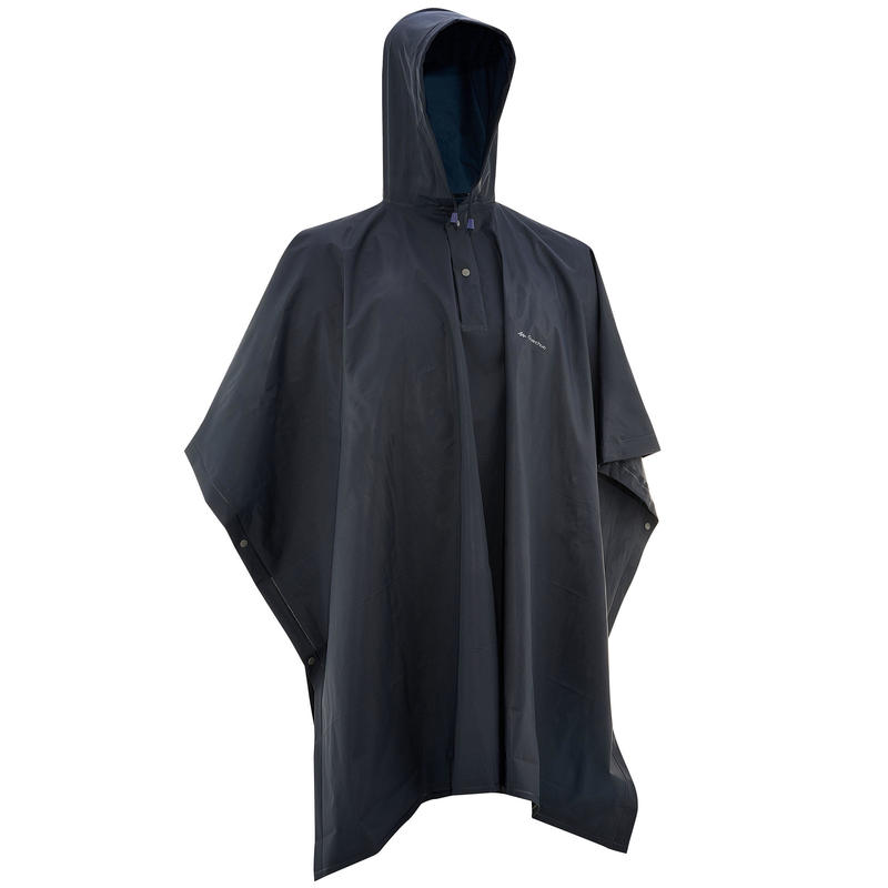 เสื้อปอนโชกันฝนสำหรับเด็กใส่เดินป่ารุ่น Arpenaz 10 ลิตร (สีน้ำเงิน)